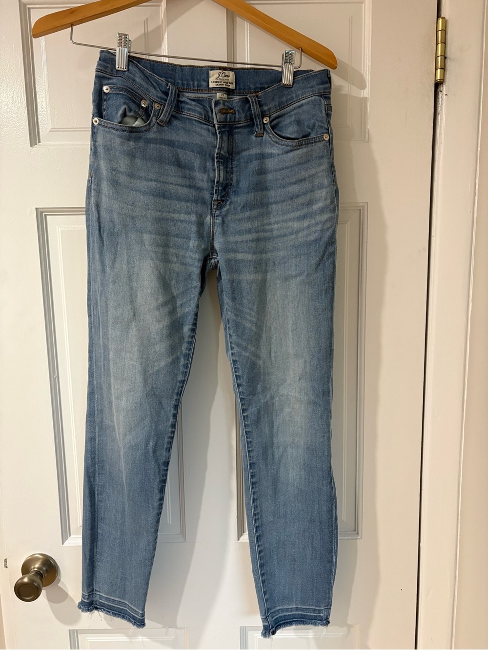 J. Crew Light Blue Cropped Slim Jeans